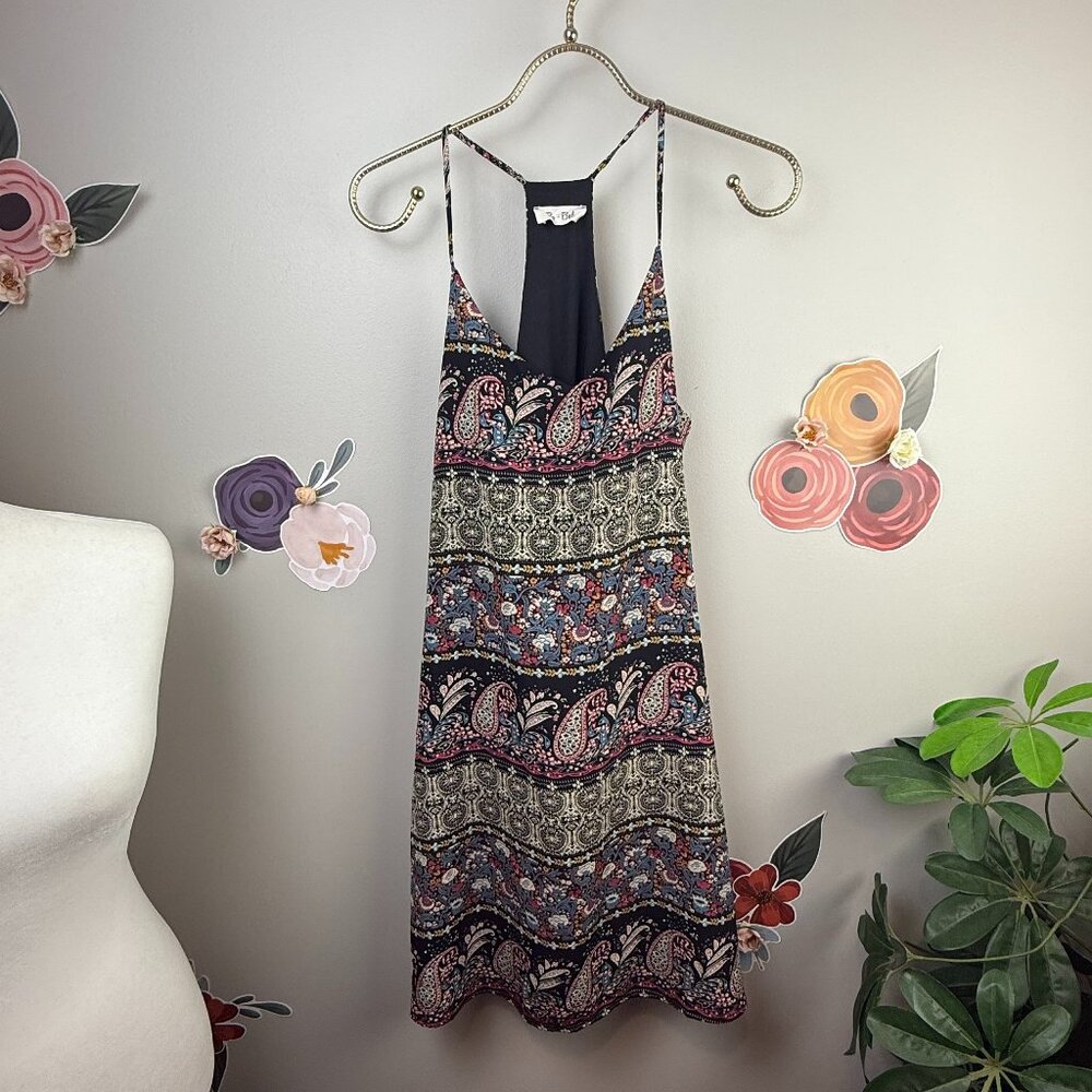 Bo Bel Paisley Print Mini Dress - Size - Small